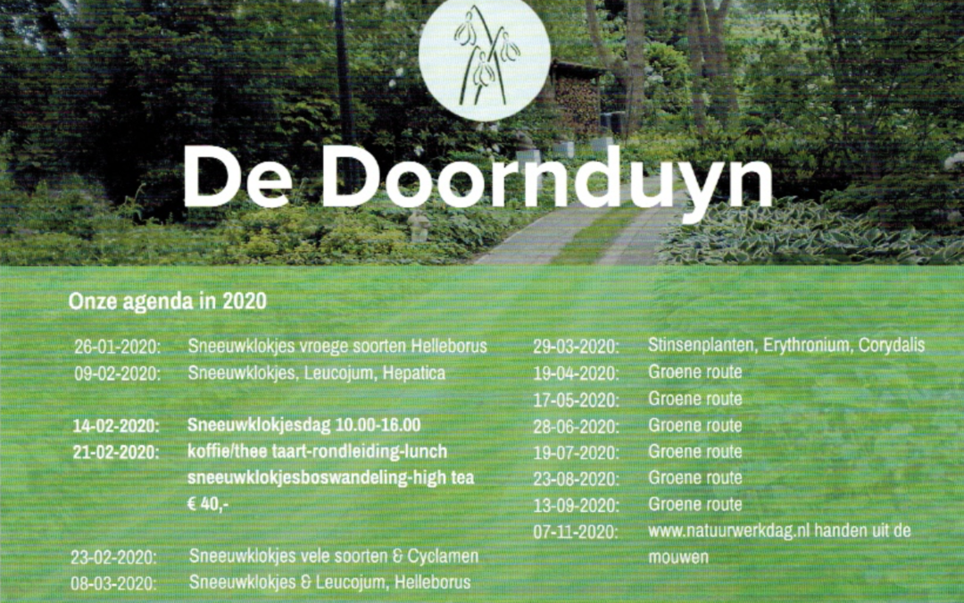 Bezoek nu duintuin de Doornduyn