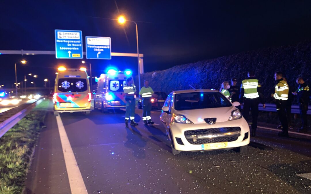 Flink ongeval op N242 bij Heerhugowaard