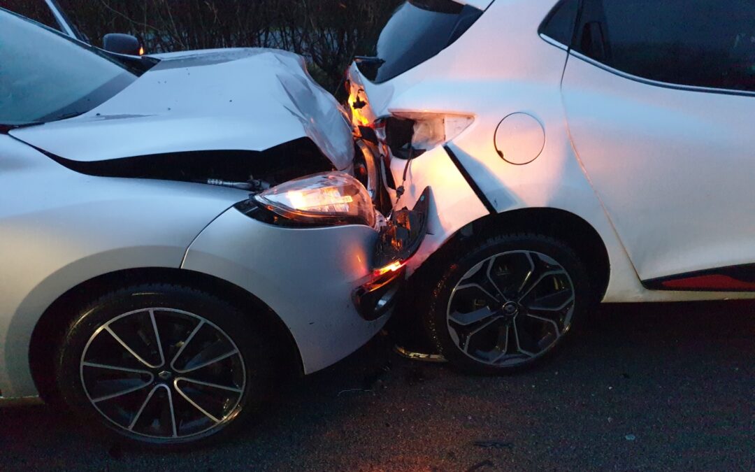 Twee kettingbotsingen vlak na elkaar op de Schagerweg bij Alkmaar