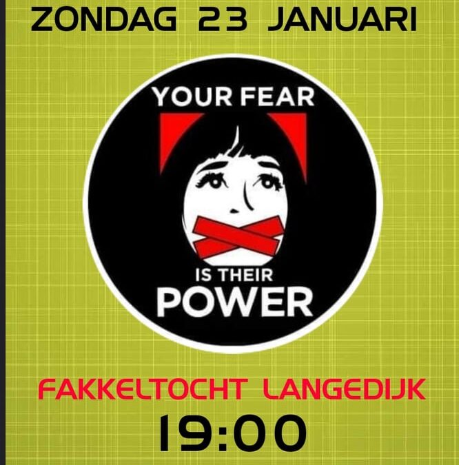 23 januari fakkeltocht in Noord-Scharwoude