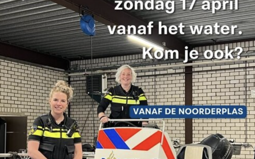POLITIE EN HANDHAVING GEVEN VOORLICHTING OVER VAARREGELS OP NOORDERPLAS