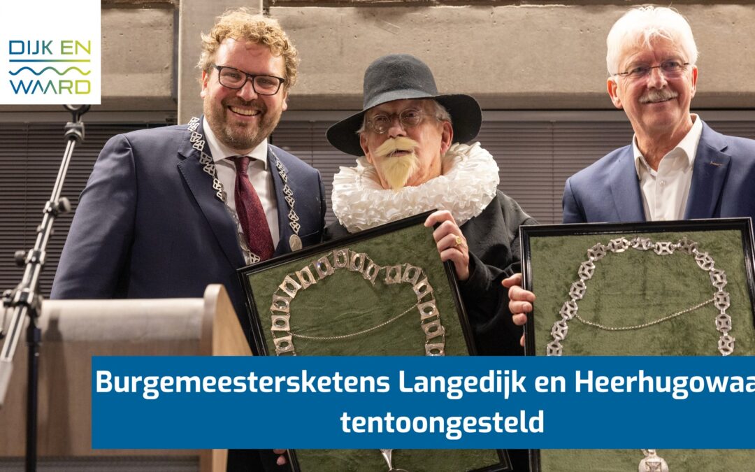 Burgemeestersketens van voormalige gemeenten Langedijk en Heerhugowaard overgedragen.