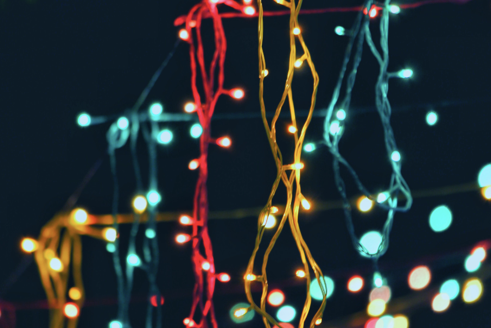 Feestverlichting in de openbare ruimte