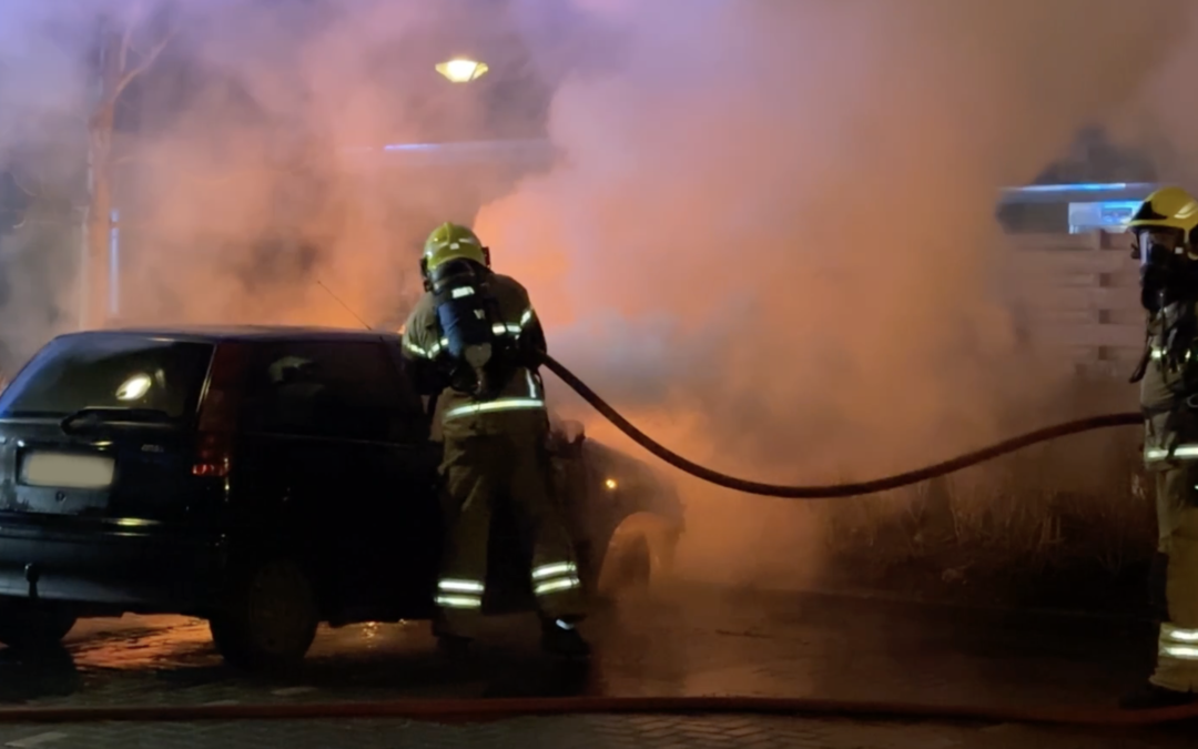 Autobrand Rhodoniet Heerhugowaard (vermoedelijk brandstichting)