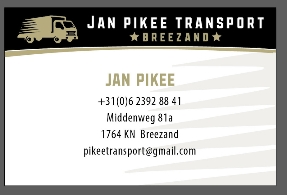 JAN PIKEE TRANSPORT BREEZAND – BETROUWBAAR, FLEXIBEL EN ALTIJD OP TIJD
