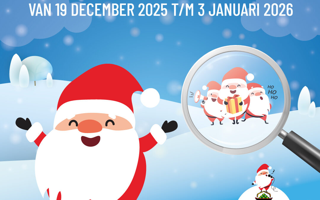 Doe jij mee met de ‘Kerstmannen Speurtocht’ in Winkelcentrum Broekerveiling?!