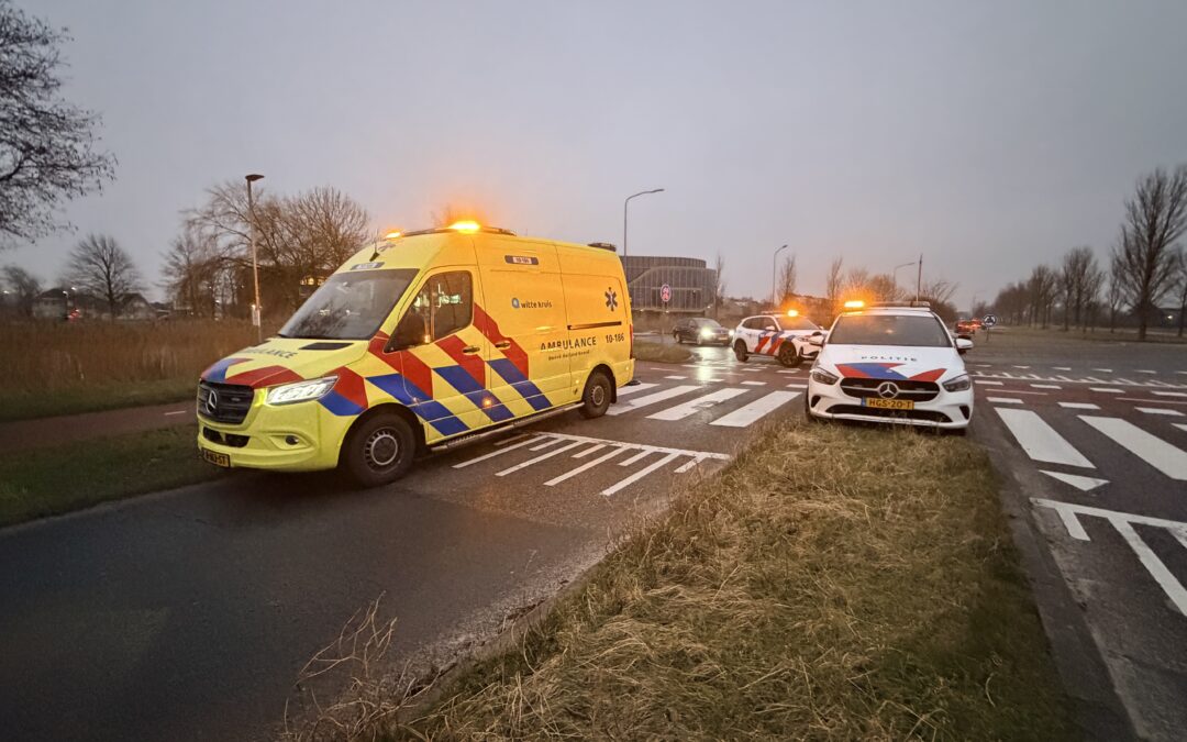 Scooterrijder breekt enkel bij val op Westelijke Randweg Zuid-Scharwoude