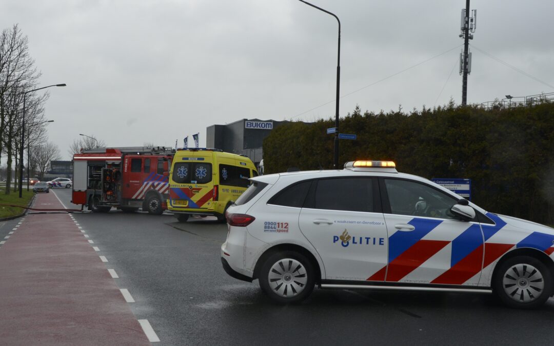 Autobrand op Newtonstraat in Heerhugowaard