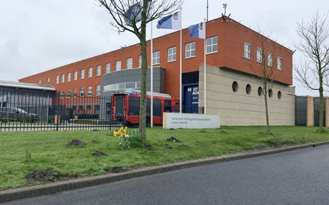 Brand in cel bij penitentiaire inrichting in Heerhugowaard