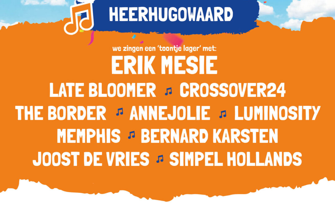 Vier de vrijheid op Bevrijdingspop Dijk en Waard