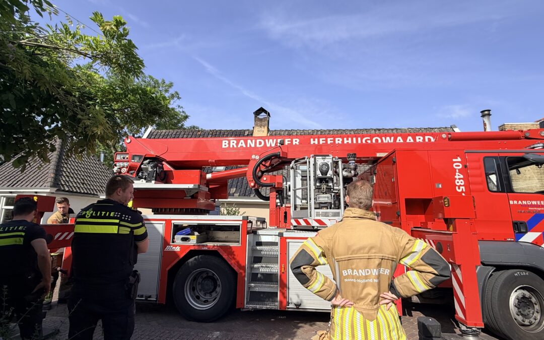 Schoorsteenbrand door vogelnest in Zuid-Scharwoude snel onder controle