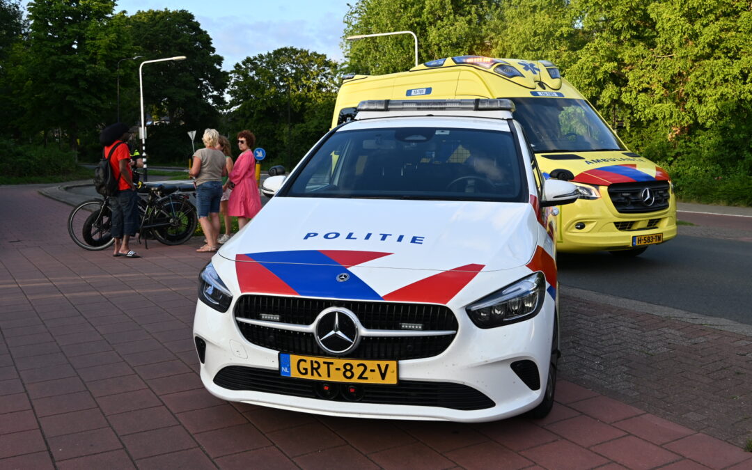 Fatbike-meisje betrokken bij ongeval met auto in Heerhugowaard.