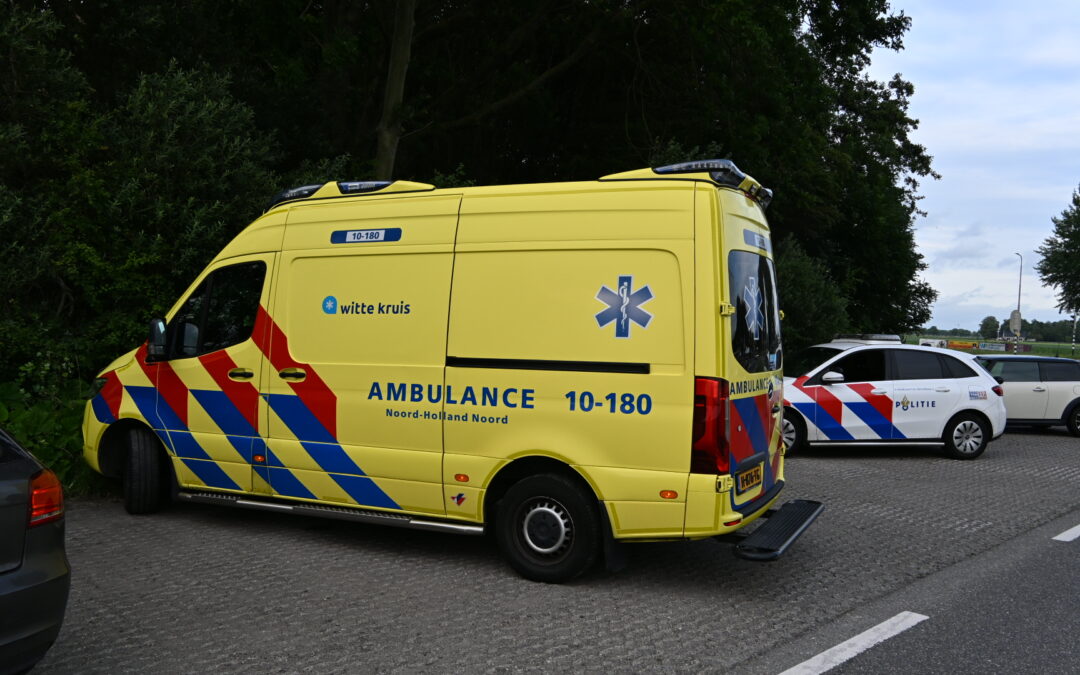 Motorrijder gewond bij eenzijdig ongeval op N245 bij Oudkarspel